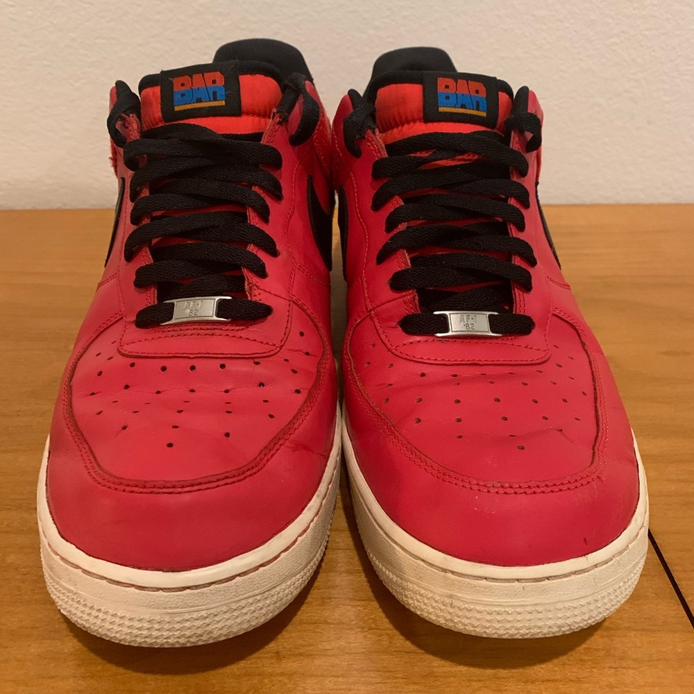 RARE🔥 Nike Air Force 1 One Low 2012 Barcelona Challenge Red Sz 15 488298-604